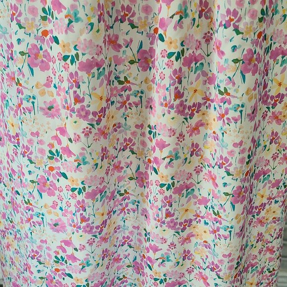 Scarlett Darkness Corset Waist Smocked Back Floral Maxi Dress Cottage NEW 2XL - Picture 8 of 8